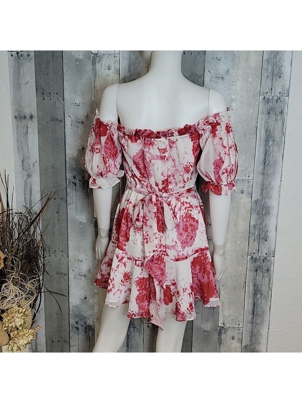 Keepsake The Label Ruffle Rose Mini Dress - Picture 8 of 13